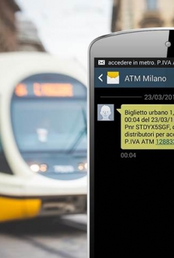 ג'מלטו מספקת רכישת כרטיסים באמצעות SMS לתחבורה הציבורית במילנו