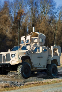 אושקוש דיפנס מציגה את הרכב הטקטי הקל המאוחד ב-Eurosatory 2016