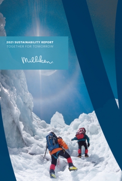 Milliken & Company עוקבת אחר התקדמות ביוזמות קיימות בדו"ח הקיימות השנתי הרביעי