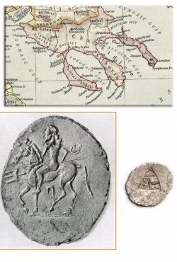 עלי אוואטאם מציג את אחד המטבעות היווניים המוקדמים החשובים ביותר שקיימים