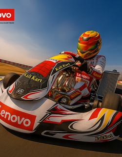 Lenovo נכנסת לעולם הקארטינג והופכת לספונסרית הראשית של קבוצת Lenovo Kali Kart