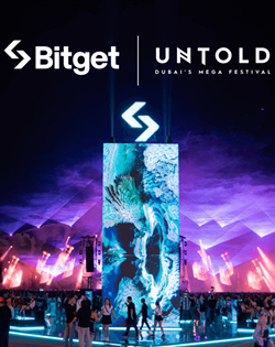 Bitget הדליקה את UNTOLD Dubai עם מגדל LED סוחף וחוויית מעריצים גלובלית